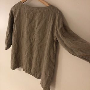 notPERFECTLINEN January top, colour natural